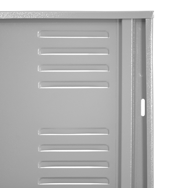 B6 Locker Estandar Filer Metálico 5 Puertas Color Gris LOCC-5P37-GR Refuerzo de Puerta-600×600